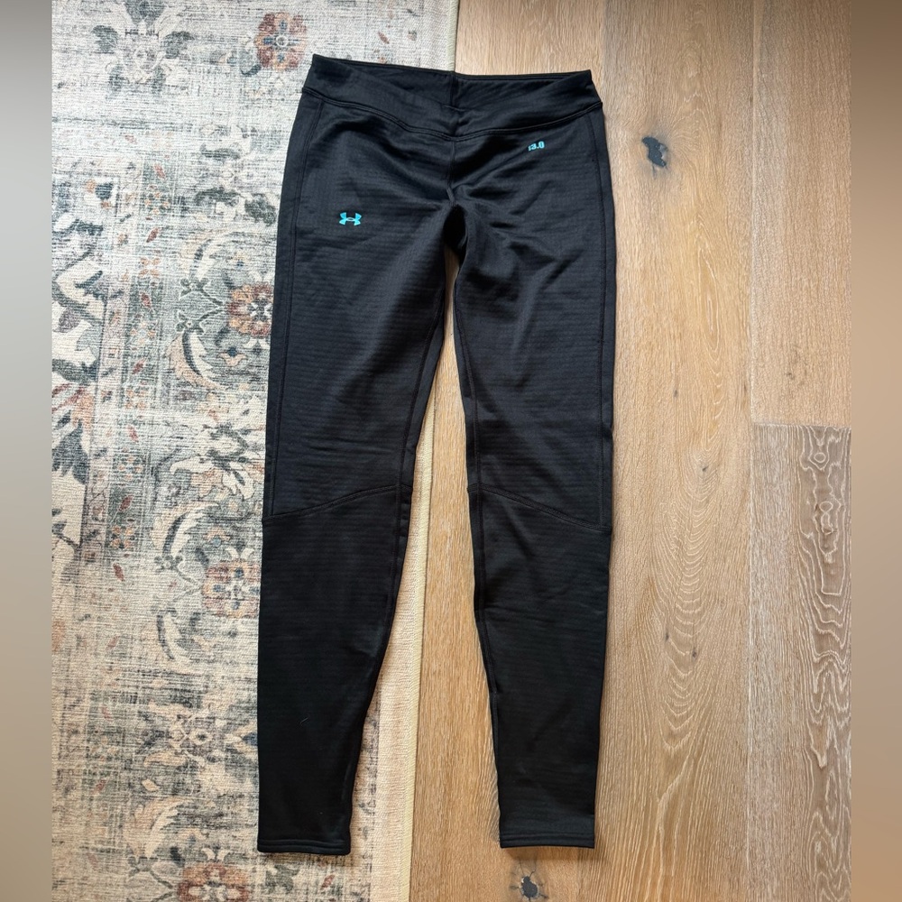 Under Armour ColdGear Black Tights 3.0 Leggings Winter Base Layer